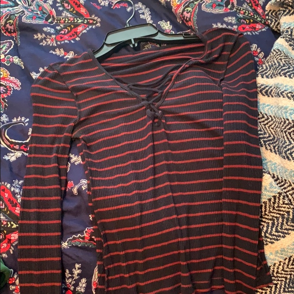 Striped shirt!